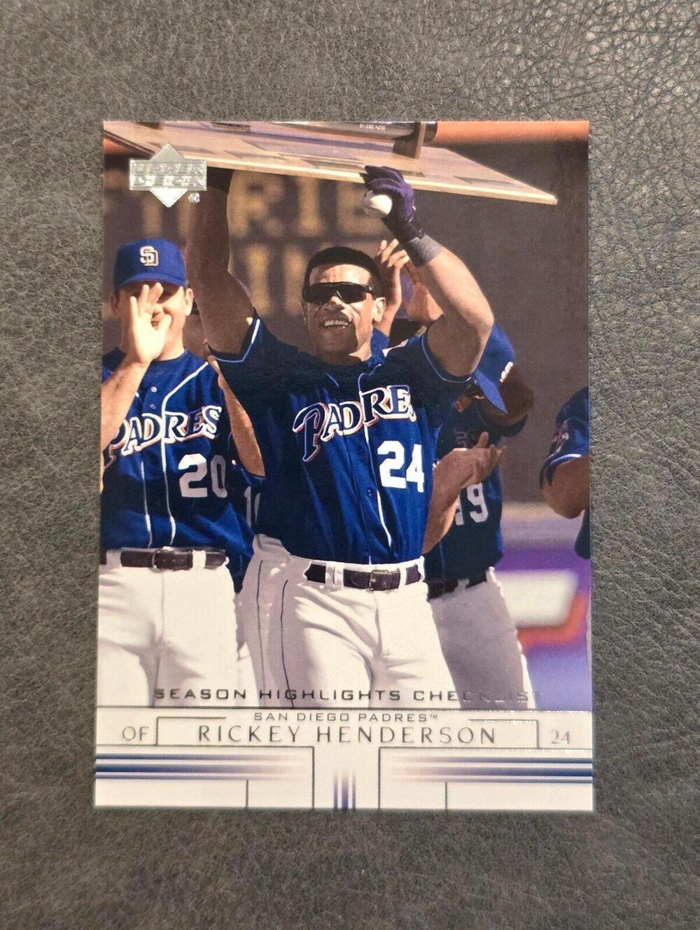 2002 Upper Deck #498 Rickey Henderson Baseball Card